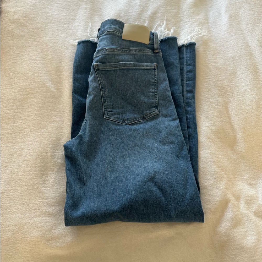 Citizens Of Humanity Dark Blue Ankle wide leg jeans: Lyra